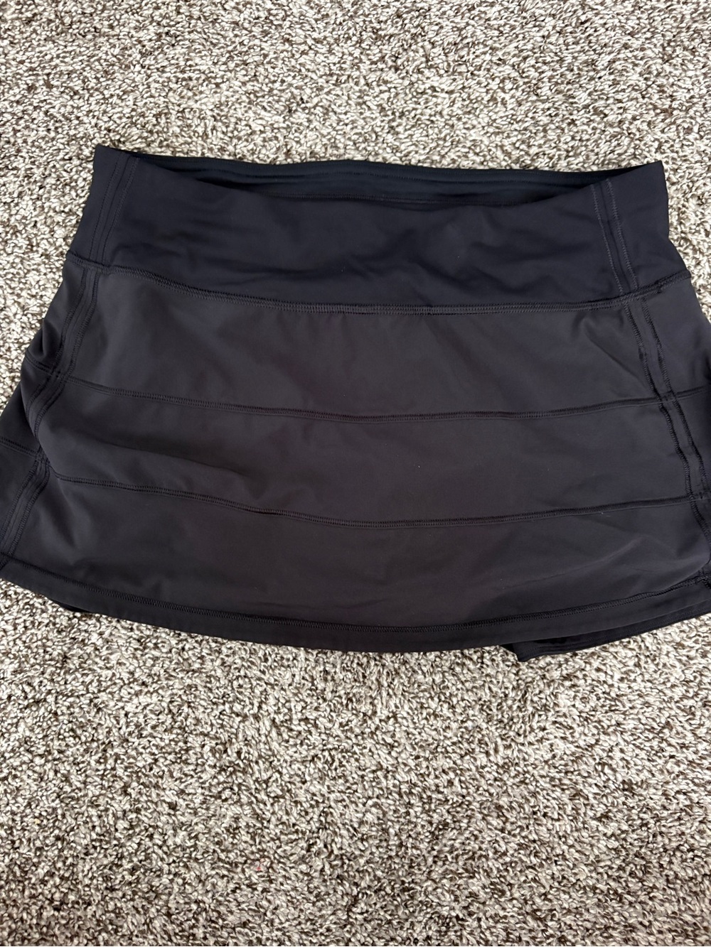 lululemon Black Active Skort with Inner Shorts